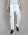 Mens Premium Cotton Colourblocked Printed Track Pants