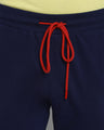 Mens Premium Cotton Colourblocked Printed Track Pants