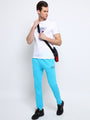 Mens Premium Cotton Printed Track Pants
