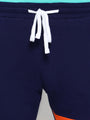 Mens Premium Cotton Colourblocked Printed Shorts