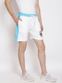 Mens Premium Cotton Colourblocked Printed Shorts