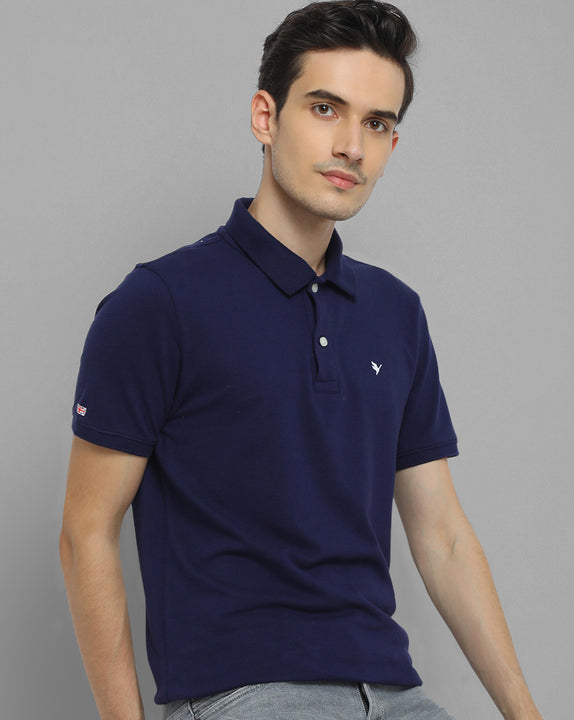 Mens Cotton Rich Half Sleeve Collar T-Shirts