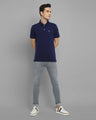 Mens Cotton Rich Half Sleeve Collar T-Shirts