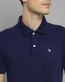 Mens Cotton Rich Half Sleeve Collar T-Shirts