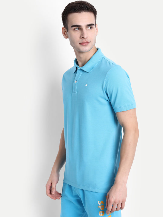 Mens Cotton Rich Half Sleeve Collar T-Shirts