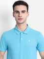 Mens Cotton Rich Half Sleeve Collar T-Shirts