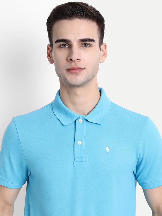 Mens Cotton Rich Half Sleeve Collar T-Shirts