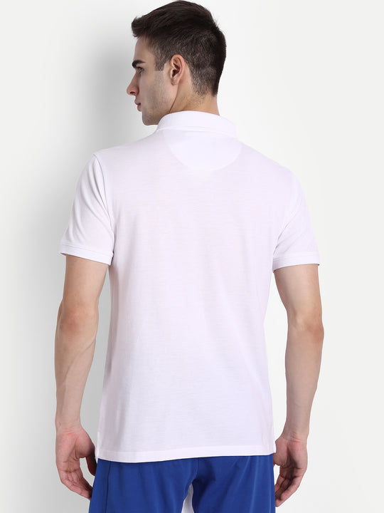 Premium White Cotton Half Sleeve Polo