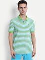 Premium Cotton Striped Half Sleeve Polo