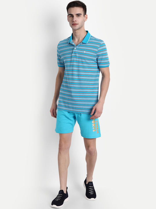 Premium Cotton Striped Half Sleeve Polo