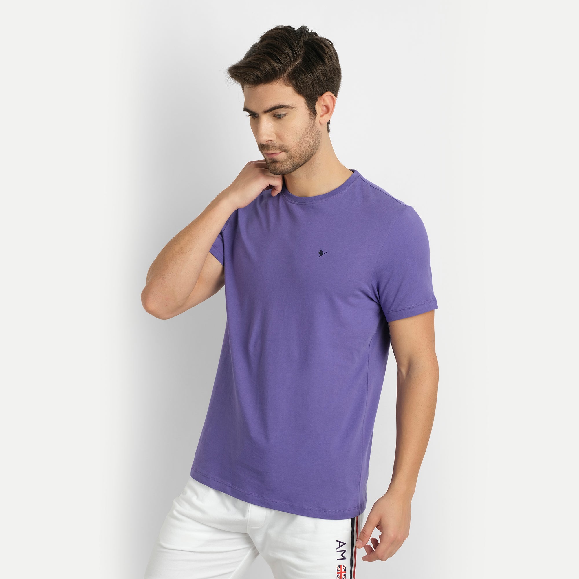 MENS PREMIUM COTTON HALF SLEEVE CREW NECK T-SHIRTS
