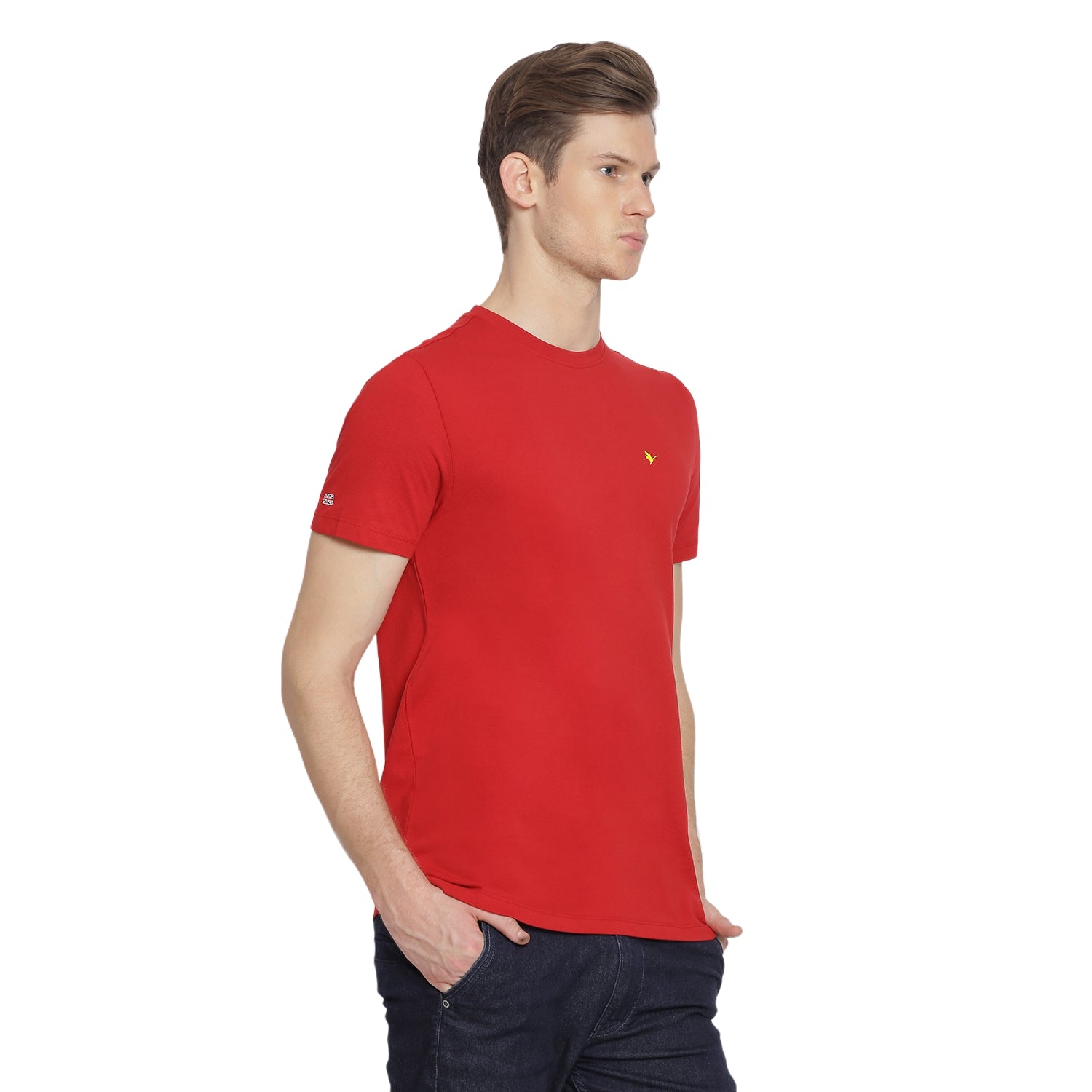 MENS PREMIUM COTTON HALF SLEEVE CREW NECK T-SHIRTS