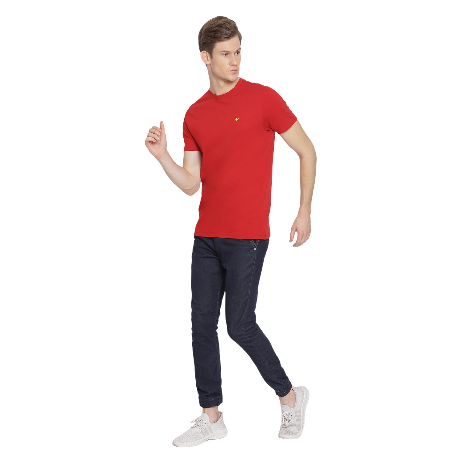 MENS PREMIUM COTTON HALF SLEEVE CREW NECK T-SHIRTS