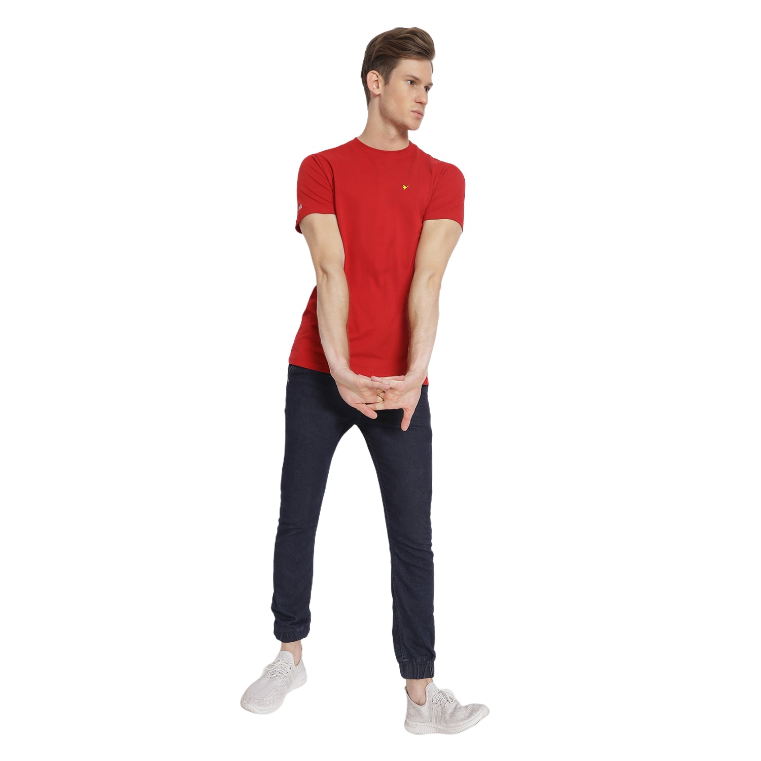 MENS PREMIUM COTTON HALF SLEEVE CREW NECK T-SHIRTS