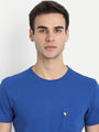 Mens Premium Cotton Over Dyed Half Sleeve Crew Neck T-Shirts