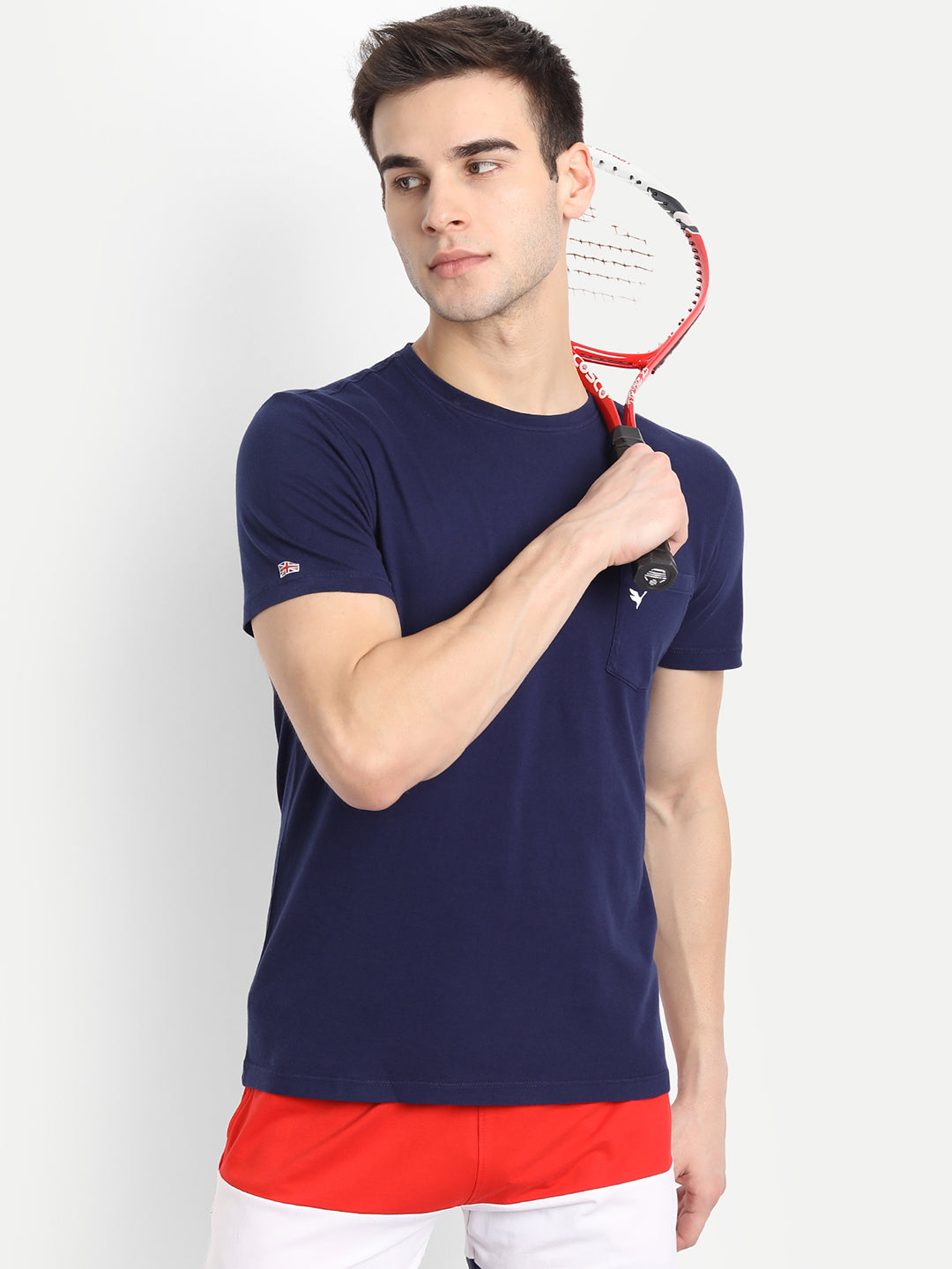 MENS PREMIUM COTTON OVER DYED HALF SLEEVE CREW NECK T-SHIRTS
