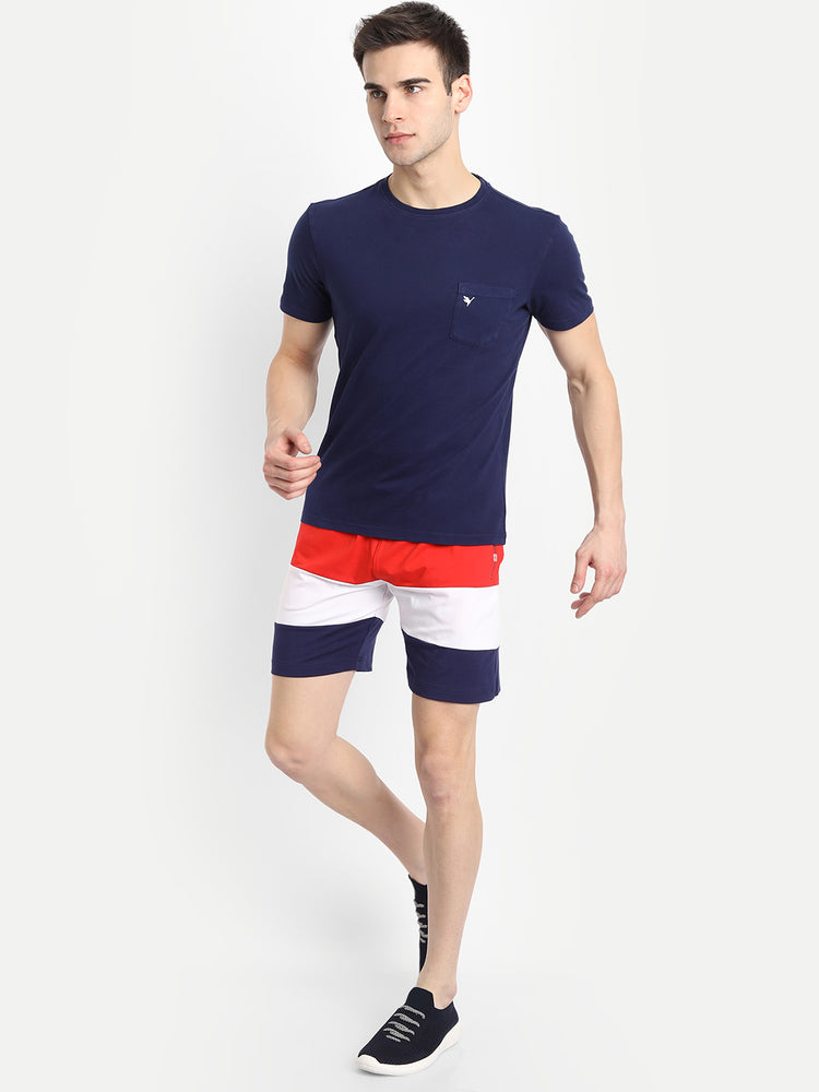 MENS PREMIUM COTTON OVER DYED HALF SLEEVE CREW NECK T-SHIRTS