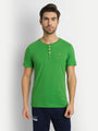 MENS PREMIUM COTTON HALF SLEEVE HENLEY T-SHIRTS