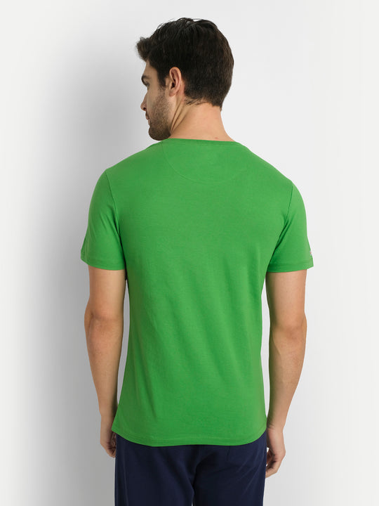MENS PREMIUM COTTON HALF SLEEVE HENLEY T-SHIRTS