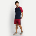 MENS PREMIUM COTTON REGLAN HALF SLEEVE CREW NECK T-SHIRTS
