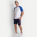 Mens Premium Cotton Reglan Half Sleeve Crew Neck T-Shirts