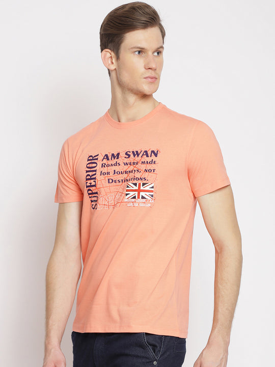 MENS PREMIUM COTTON PRINTED HALF SLEEVE CREW NECK T-SHIRTS