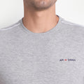 MENS PREMIUM COTTON COLOURBLOCK PRINTED HALF SLEEVE CREW NECK T-SHIRTS