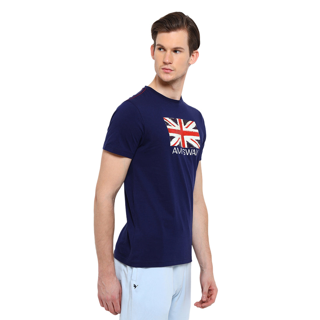 MENS PREMIUM COTTON PRINTED HALF SLEEVE CREW NECK T-SHIRTS