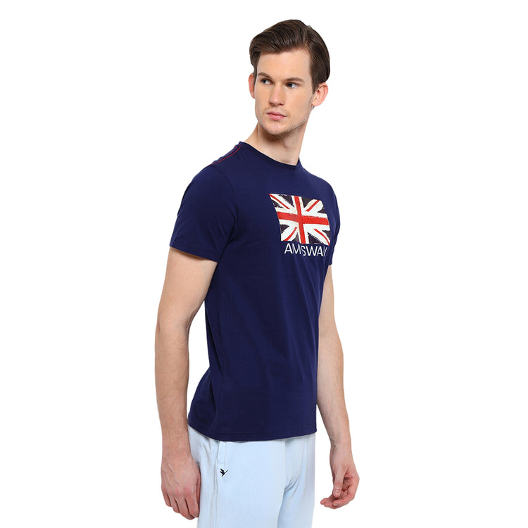 MENS PREMIUM COTTON PRINTED HALF SLEEVE CREW NECK T-SHIRTS
