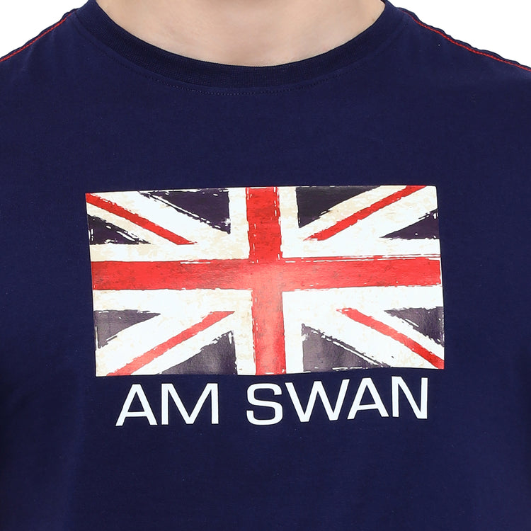 MENS PREMIUM COTTON PRINTED HALF SLEEVE CREW NECK T-SHIRTS