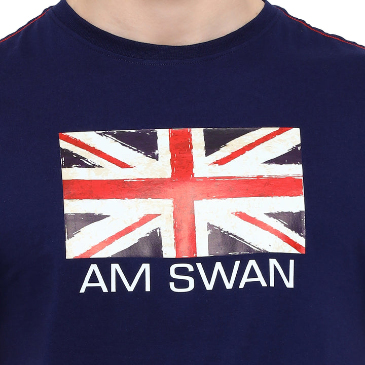 MENS PREMIUM COTTON PRINTED HALF SLEEVE CREW NECK T-SHIRTS