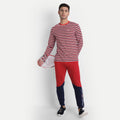 Premium Cotton Striped Full Sleeve Crew Neck T-Shirts