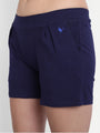 WOMENS PREMIUM COTTON LYCRA SMART FIT WAISTBAND PRINTED SHORTS