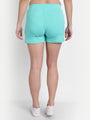 WOMENS PREMIUM COTTON LYCRA SMART FIT WAISTBAND PRINTED SHORTS