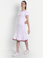 WOMENS PREMIUM COTTON HALF SLEEVE FLARED DRESSES