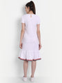 WOMENS PREMIUM COTTON HALF SLEEVE FLARED DRESSES