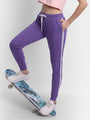 Womens Premium Cotton Solid Track Pants