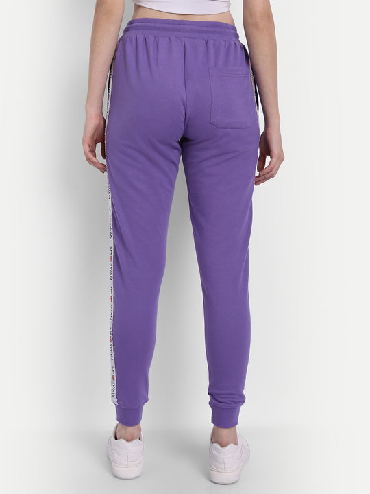 Womens Premium Cotton Solid Track Pants