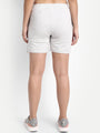 WOMENS SOLID COTTON POLY LYCRA SMART FIT SHORTS