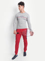 Mens Premium Cotton Printed Track Pant