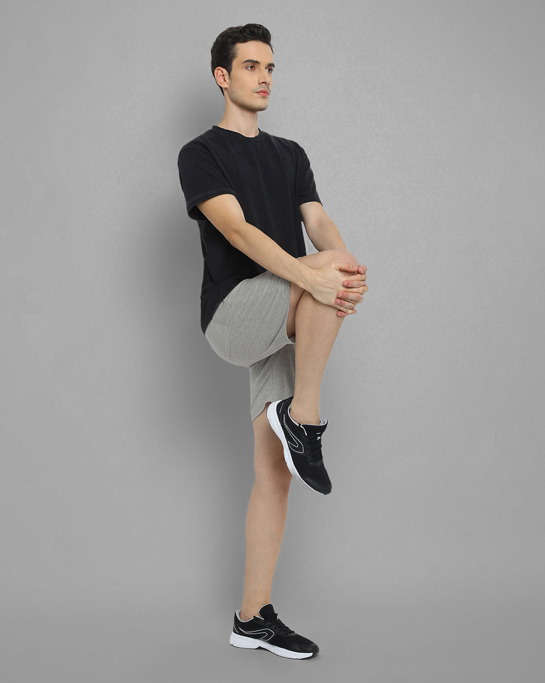 Mens Premium Cotton Solid Shorts