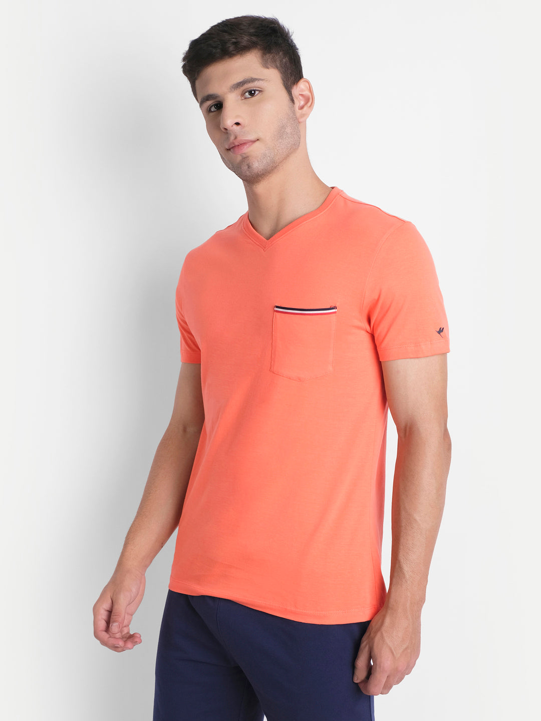Mens Premium Cotton Half Sleeve Solid T-Shirts