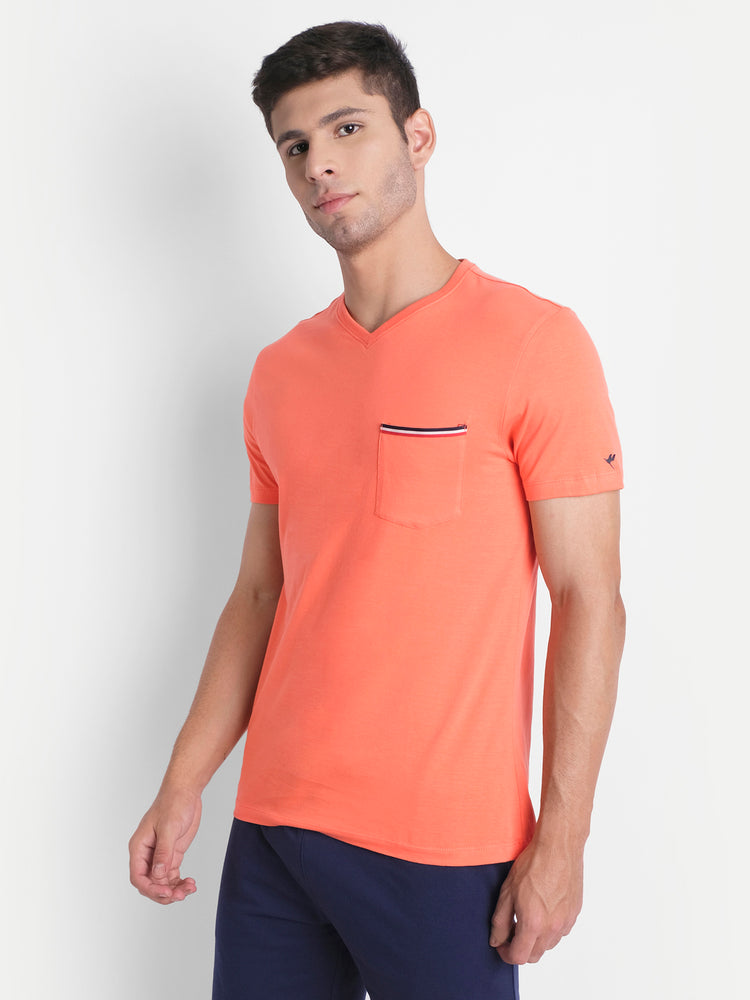Mens Premium Cotton Half Sleeve Solid T-Shirts