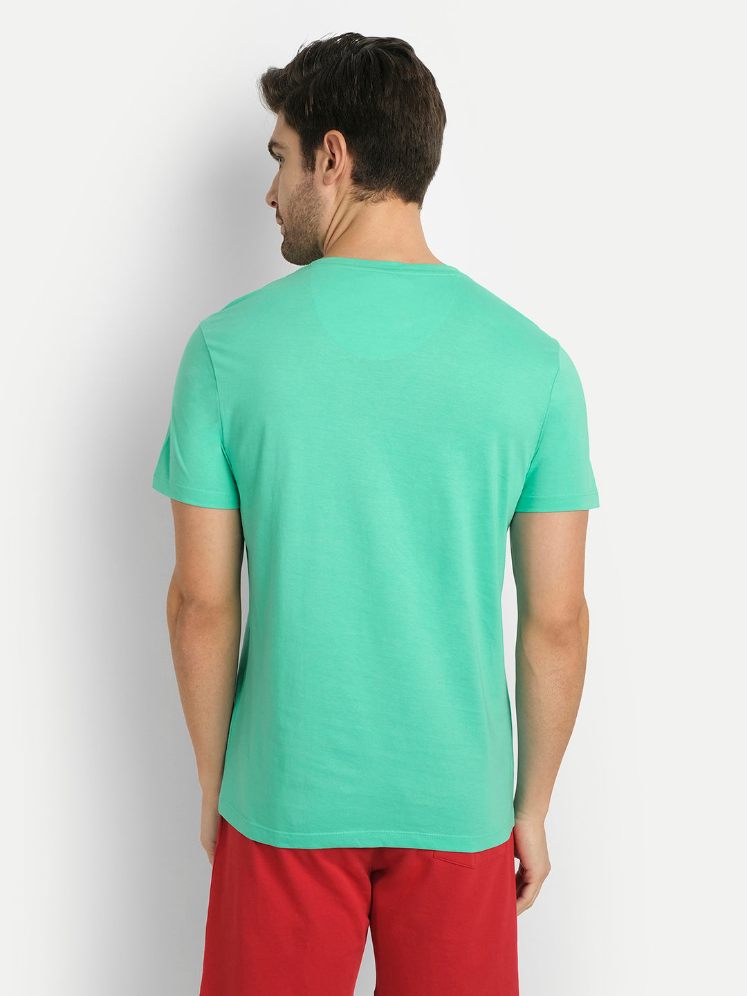 MENS PREMIUM COTTON HALF SLEEVE SOLID T-SHIRTS