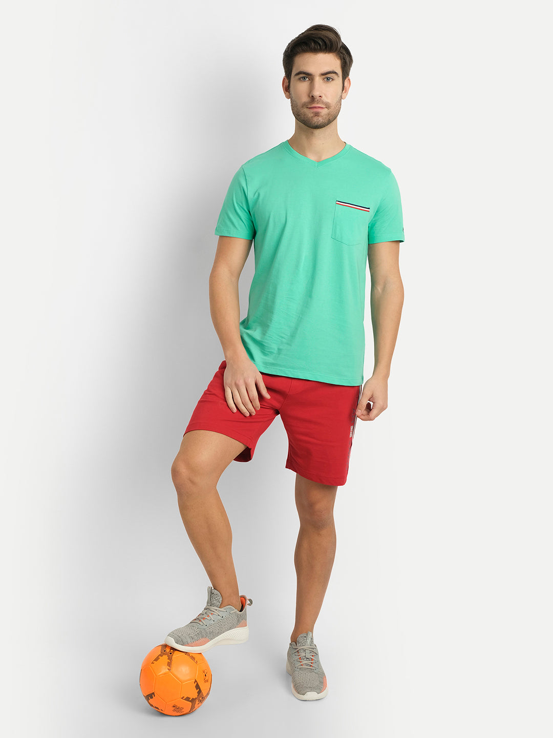 MENS PREMIUM COTTON HALF SLEEVE SOLID T-SHIRTS