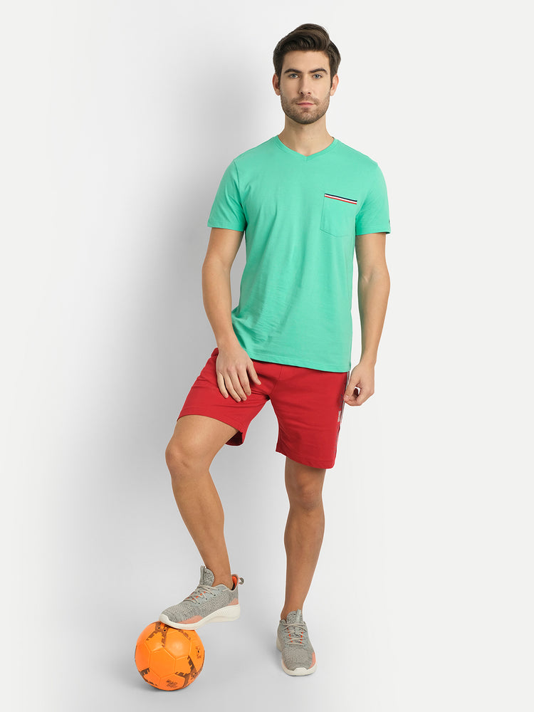 MENS PREMIUM COTTON HALF SLEEVE SOLID T-SHIRTS