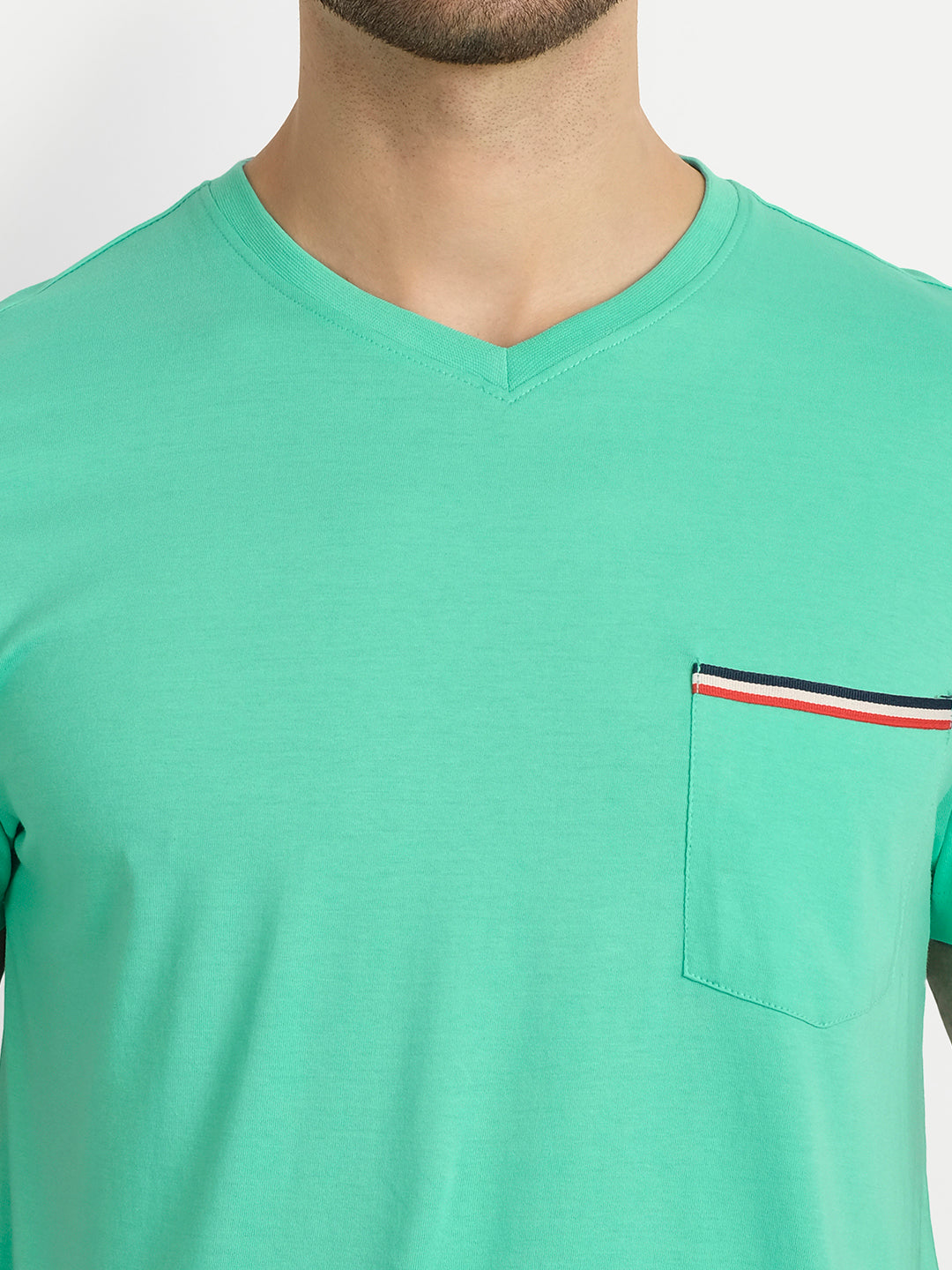 MENS PREMIUM COTTON HALF SLEEVE SOLID T-SHIRTS