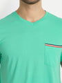 MENS PREMIUM COTTON HALF SLEEVE SOLID T-SHIRTS