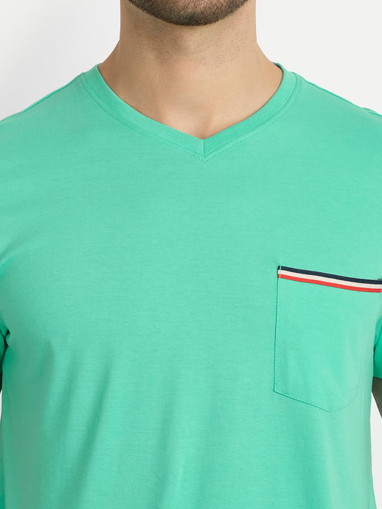MENS PREMIUM COTTON HALF SLEEVE SOLID T-SHIRTS