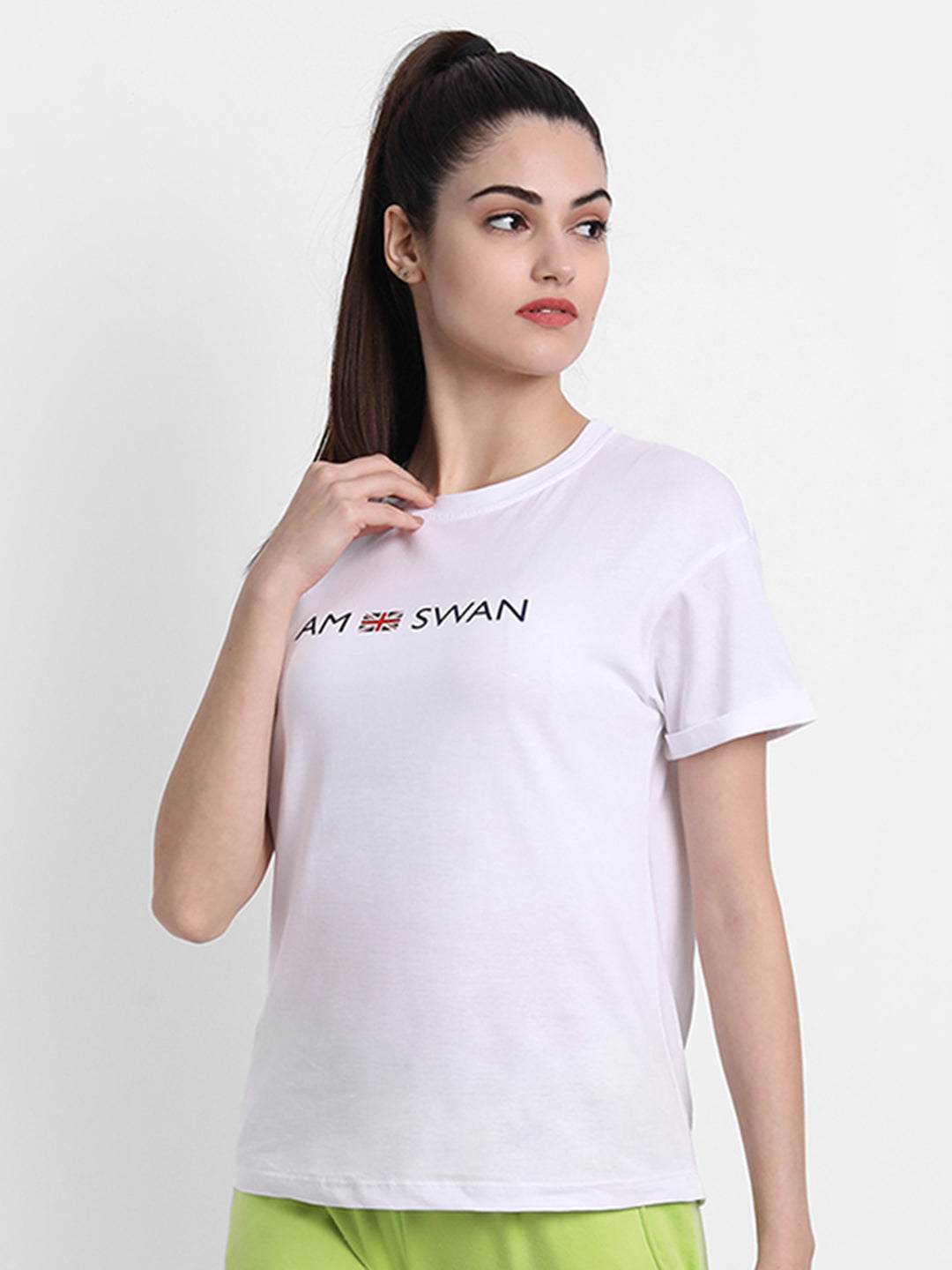 Womens Premium Cotton Printed Half Sleeve T-Shirts